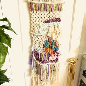 Macraweave wall hanging
